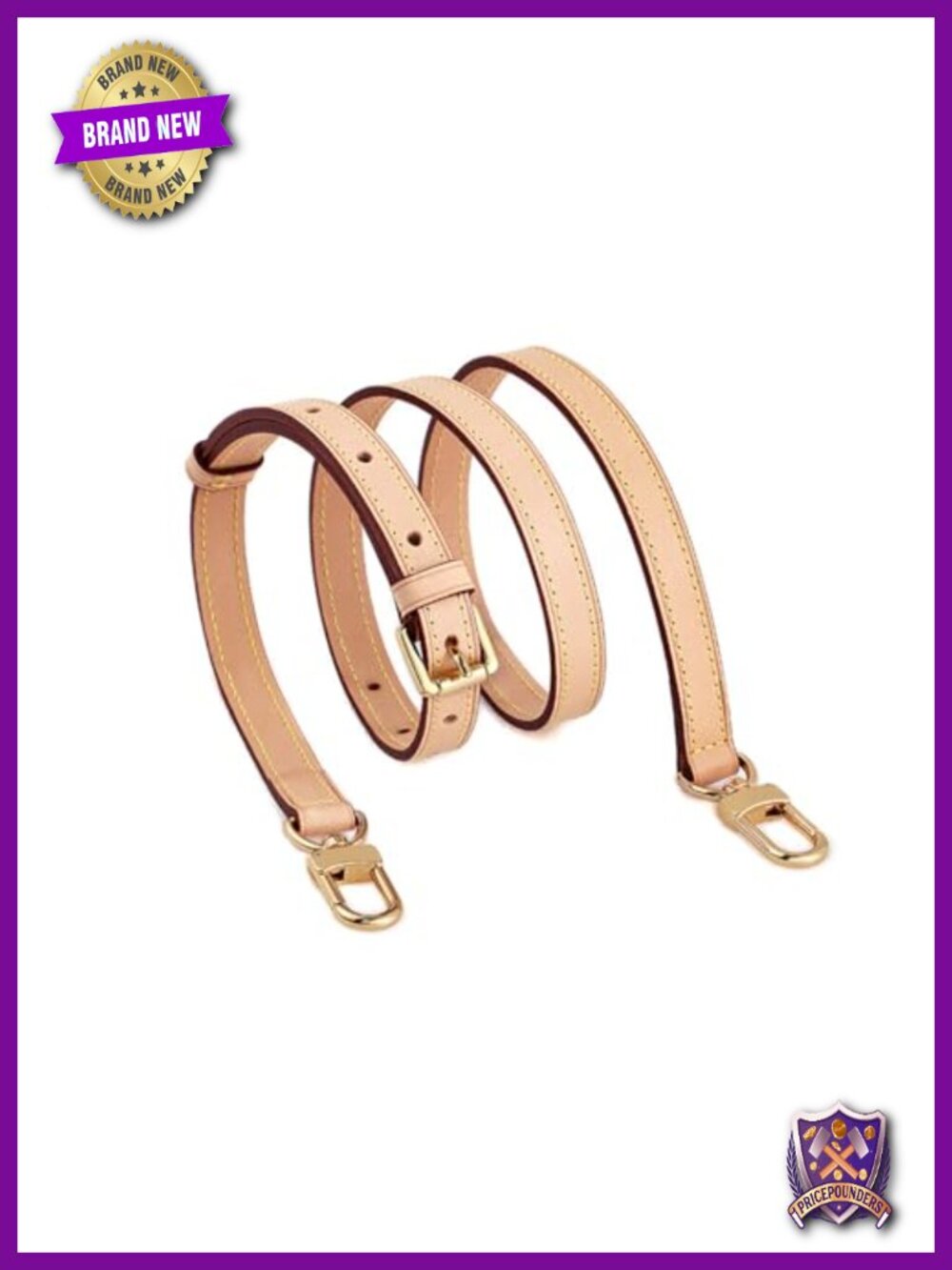Vachetta Leather Crossbody Strap for Speedy Bag Replacement Shoulder Strap